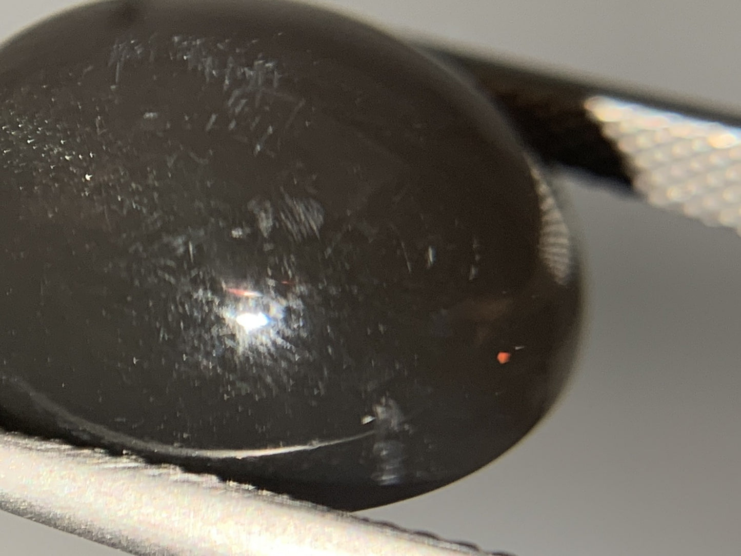ムーンストーンキャッツアイ 11.834ct 宝石ソーティング付き 15.9㎜×12.0㎜×8.5㎜ ルース（ 裸石 ） 4117Y