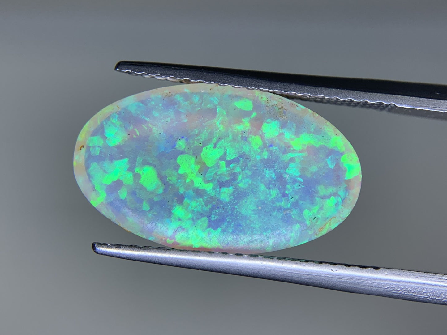オパール 3.554ct  宝石ソーティング付き  17.2㎜×10.5㎜×3.1㎜ ルース（ 裸石 ） 4203Y