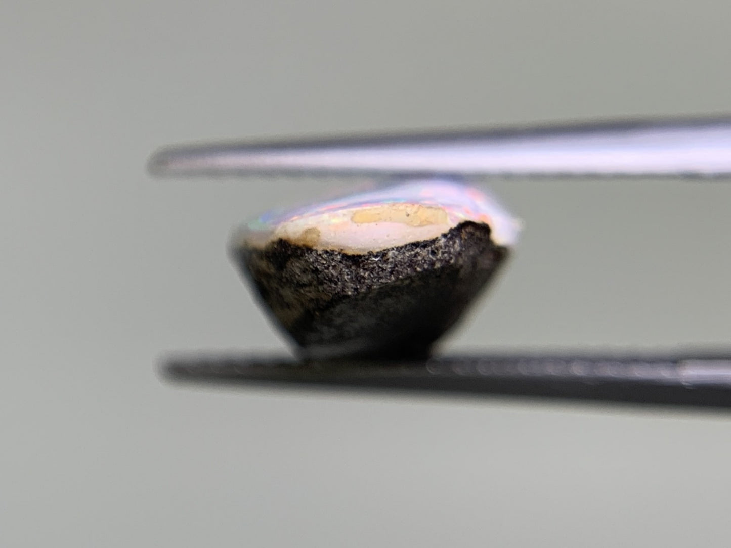 ボルダーオパール 4.005ct  宝石ソーティング付き  14.3㎜×9.0㎜×5.8㎜  ルース（ 裸石 ） 4242Y