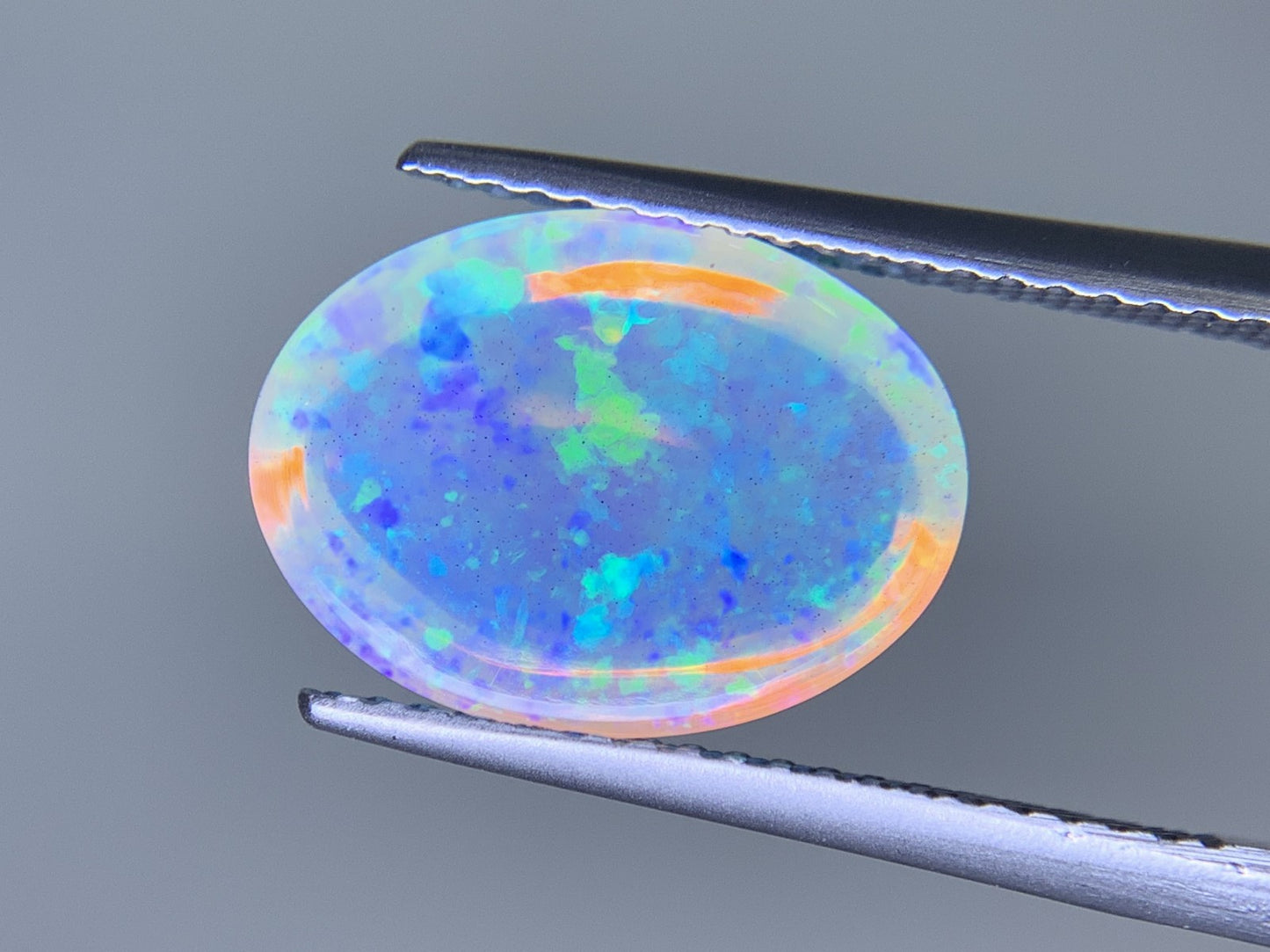 オパール 3.490ct  宝石ソーティング付き  13.3㎜×9.7㎜×5.5㎜  ルース（ 裸石 ） 4311Y