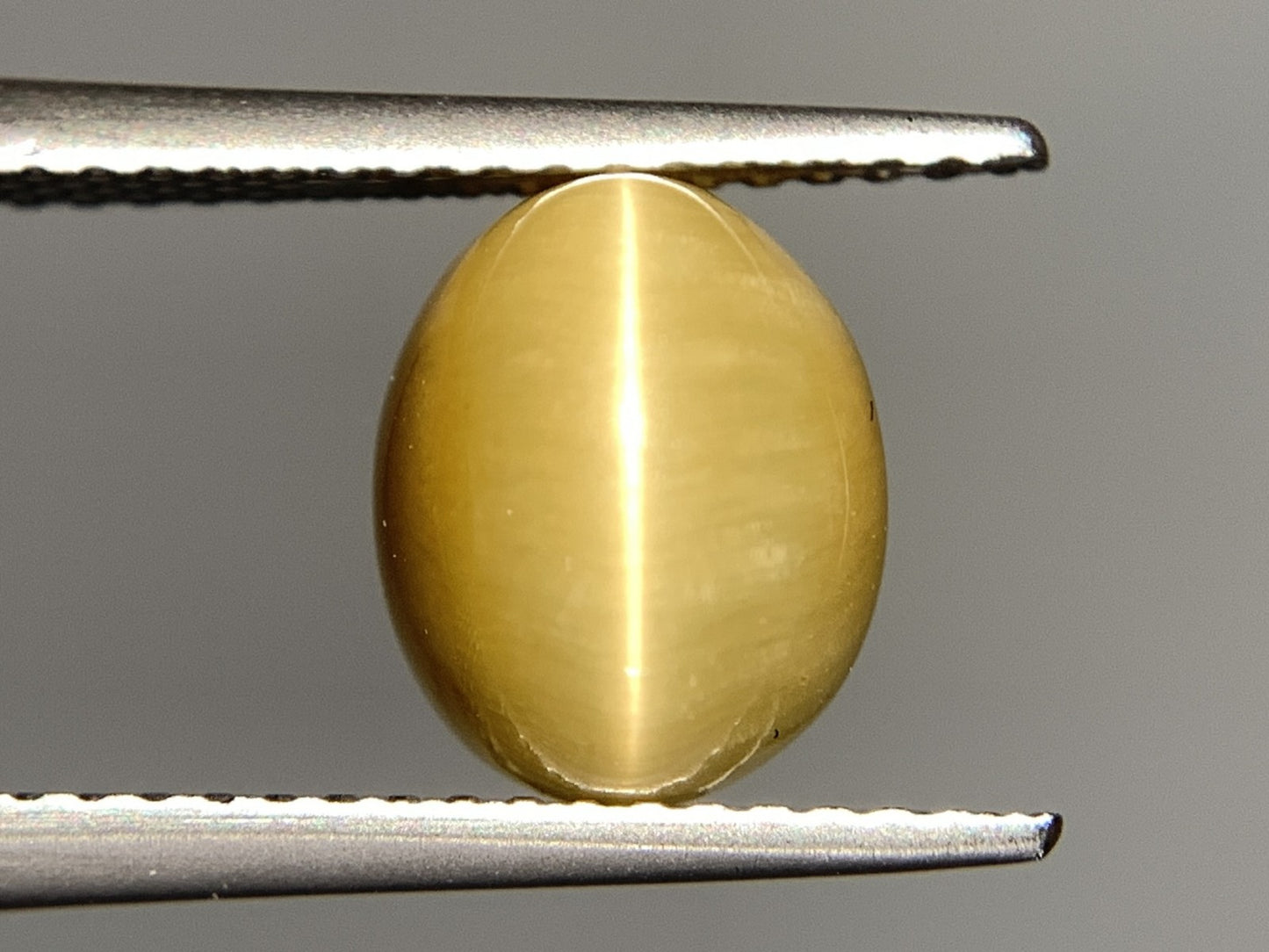 クォーツキャッツアイ 2.643ct  宝石ソーティング付き  9.0㎜×7.3㎜×5.3㎜  天然 ルース（ 裸石 ） 4466Y