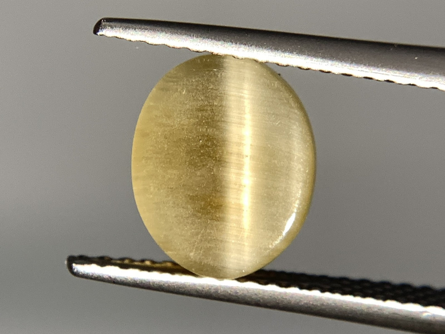 クォーツキャッツアイ 2.643ct  宝石ソーティング付き  9.0㎜×7.3㎜×5.3㎜  天然 ルース（ 裸石 ） 4466Y