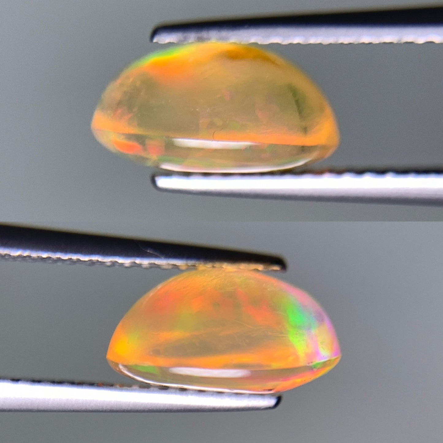 ファイアオパール 2.795ct  宝石ソーティング付き  10.5㎜×9.3㎜×5.5㎜  天然 ルース（ 裸石 ） 4531Y