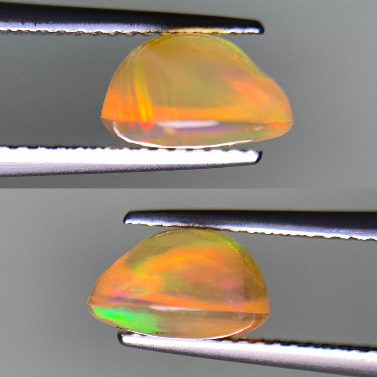 ファイアオパール 2.795ct  宝石ソーティング付き  10.5㎜×9.3㎜×5.5㎜  天然 ルース（ 裸石 ） 4531Y