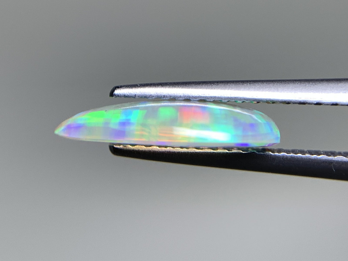 ハニカムオパール 1.521ct  宝石ソーティング付き  12.6㎜×9.0㎜×2.6㎜  天然 ルース（ 裸石 ） 4542Y