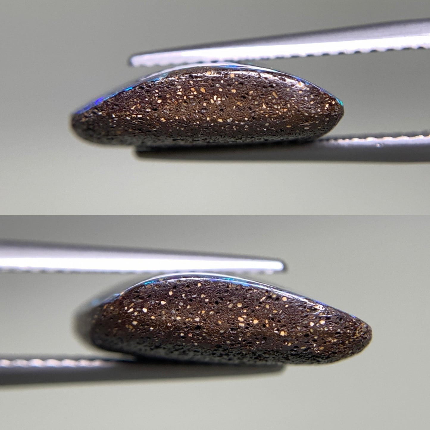 ボルダーオパール 8.803ct  宝石ソーティング付き  15.0㎜×12.9㎜×4.9㎜  天然 ルース（ 裸石 ） 4671Y