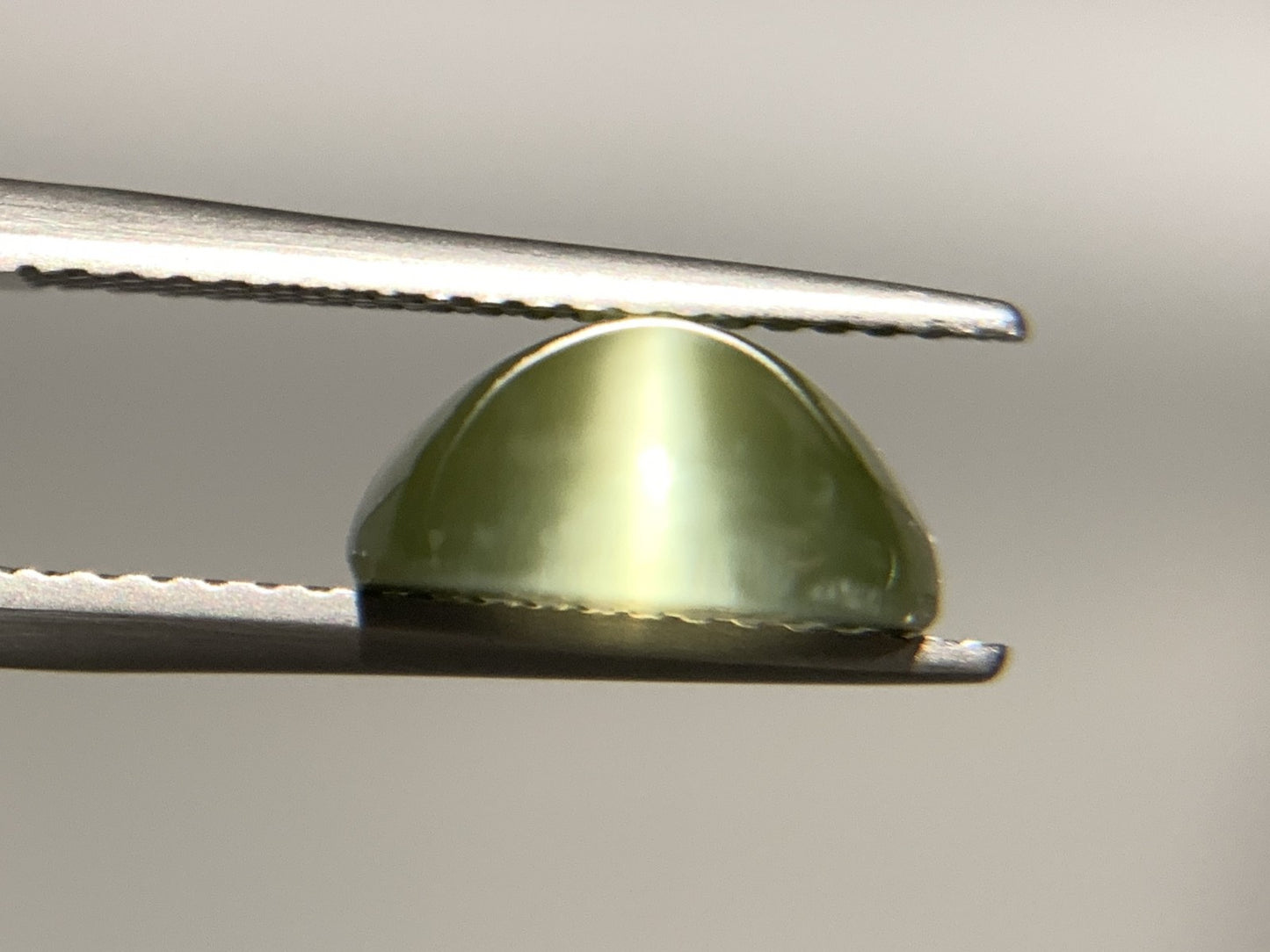 ネフライトキャッツアイ 5.449ct  宝石ソーティング付き  12.5㎜×10.1㎜×5.0㎜  天然 ルース（ 裸石 ） 4781Y