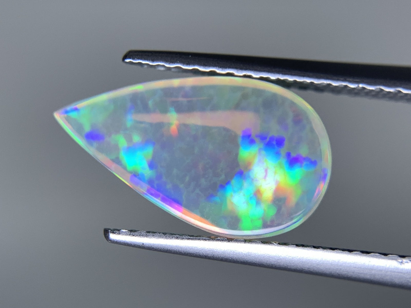 ハニカムオパール 2.301ct  宝石ソーティング付き  14.0㎜×7.8㎜×4.1㎜  天然 ルース（ 裸石 ） 4819Y
