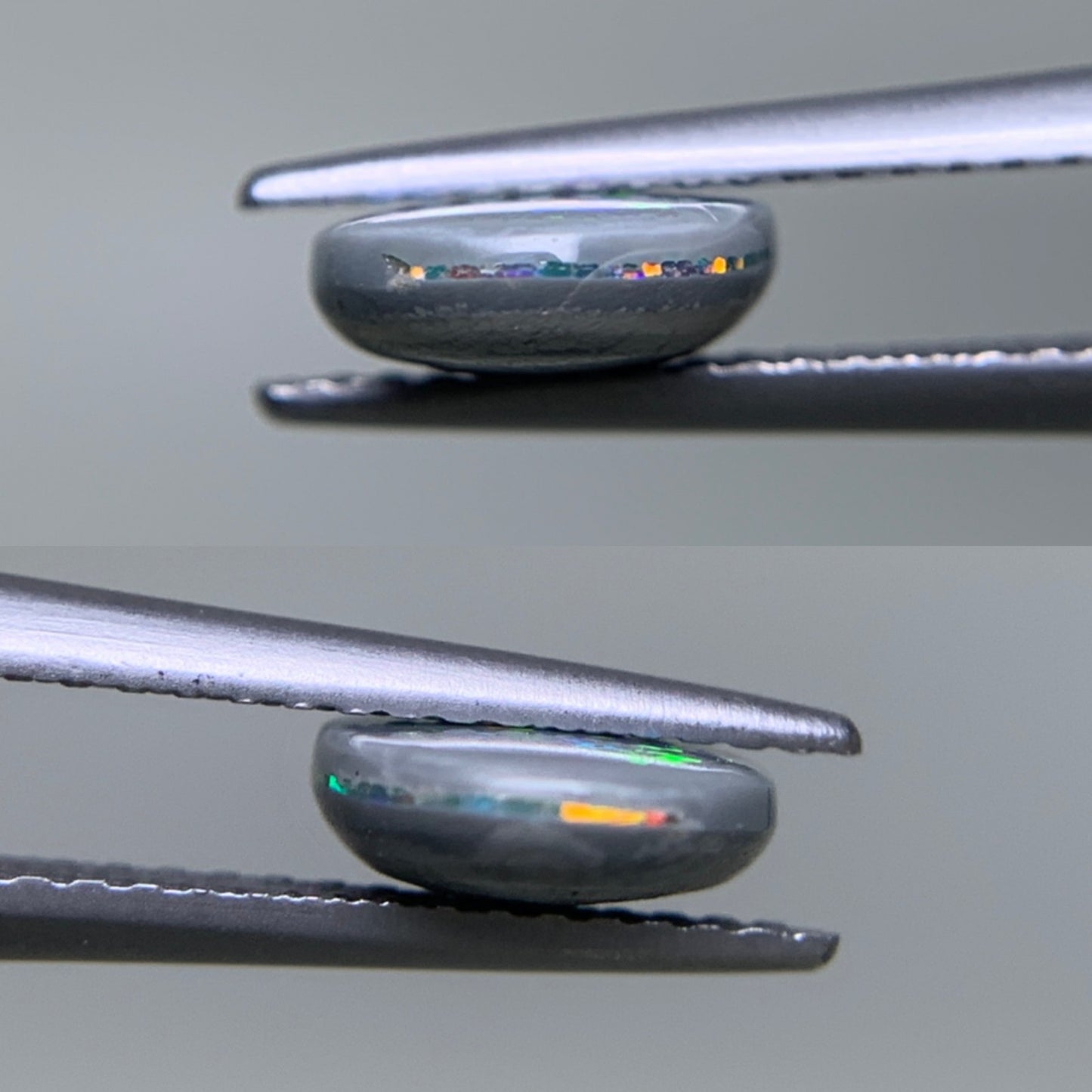 ブラックオパール 天然 1.352ct 宝石ソーティング付き 9.9㎜×7.5㎜×2.8㎜ ルース（ 裸石 ） 7690Y