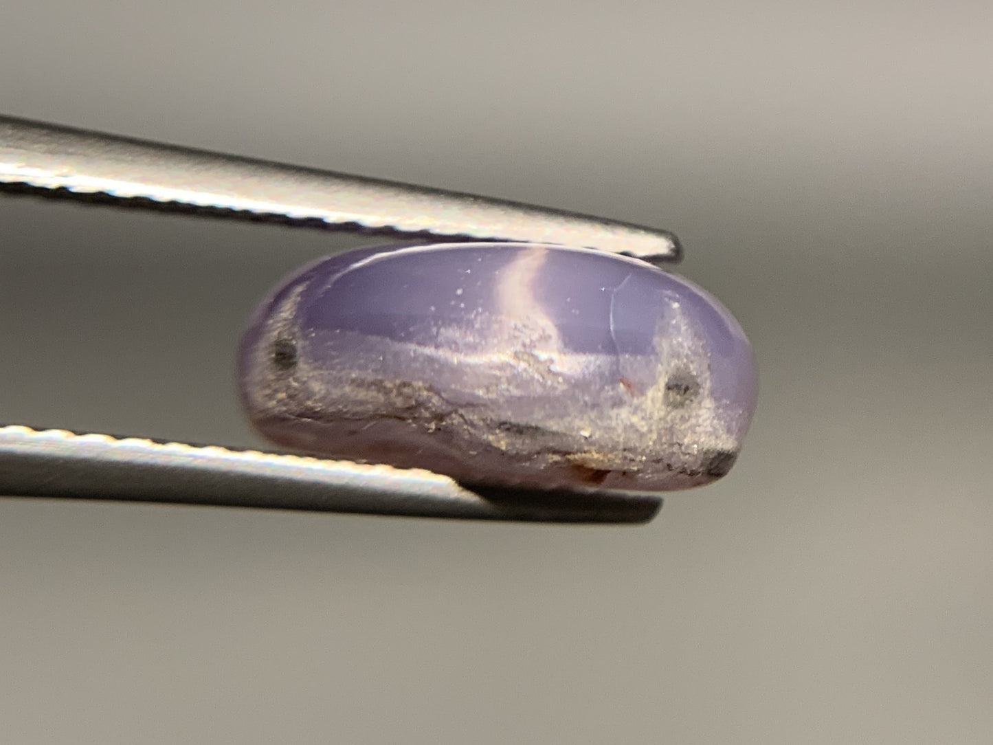 バイオレットスターサファイア 7.296ct 宝石ソーティング付き  11.9㎜×9.1㎜×5.4㎜  ルース（ 裸石 ） 3541Y