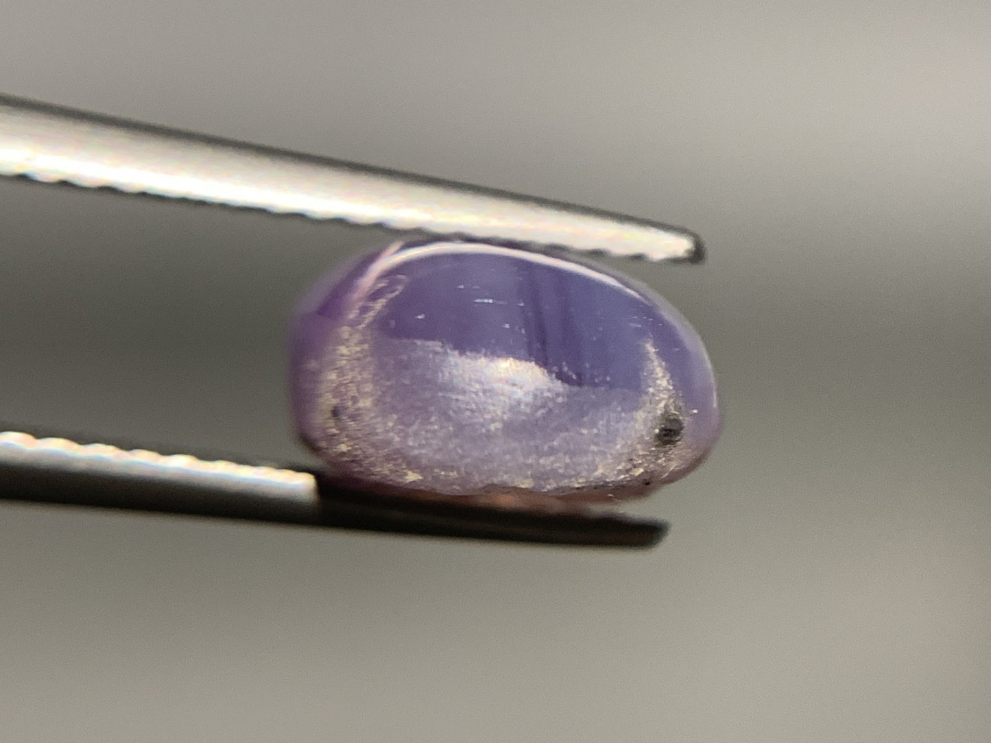 バイオレットスターサファイア 7.296ct 宝石ソーティング付き  11.9㎜×9.1㎜×5.4㎜  ルース（ 裸石 ） 3541Y