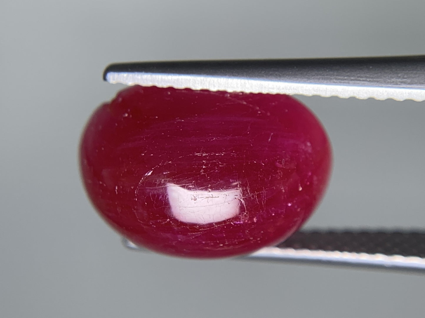 ルビー 天然 9.590ct 宝石ソーティング付き 13.2㎜×10.0㎜×6.9㎜ ルース（ 裸石 ） 7726Y