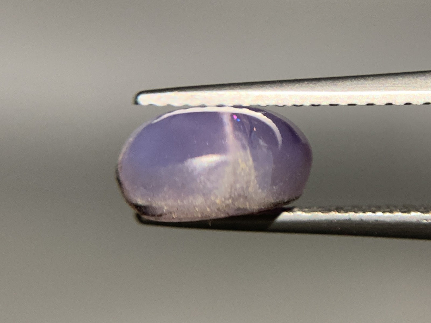 バイオレットスターサファイア 7.296ct 宝石ソーティング付き  11.9㎜×9.1㎜×5.4㎜  ルース（ 裸石 ） 3541Y