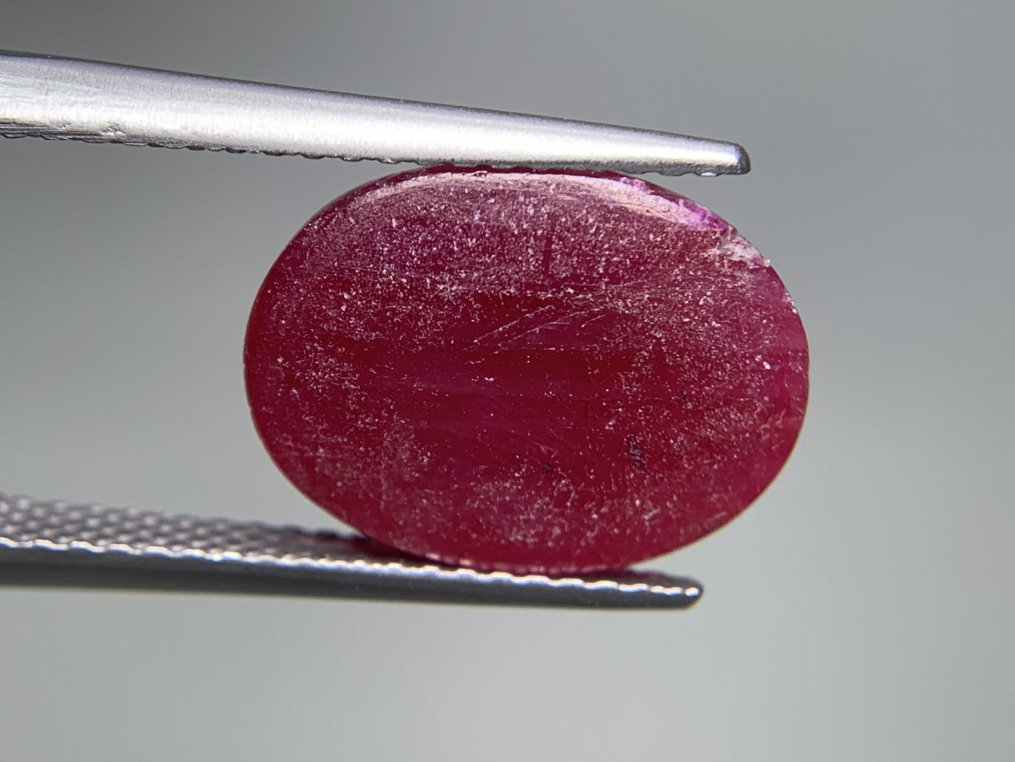 ルビー 天然 9.590ct 宝石ソーティング付き 13.2㎜×10.0㎜×6.9㎜ ルース（ 裸石 ） 7726Y