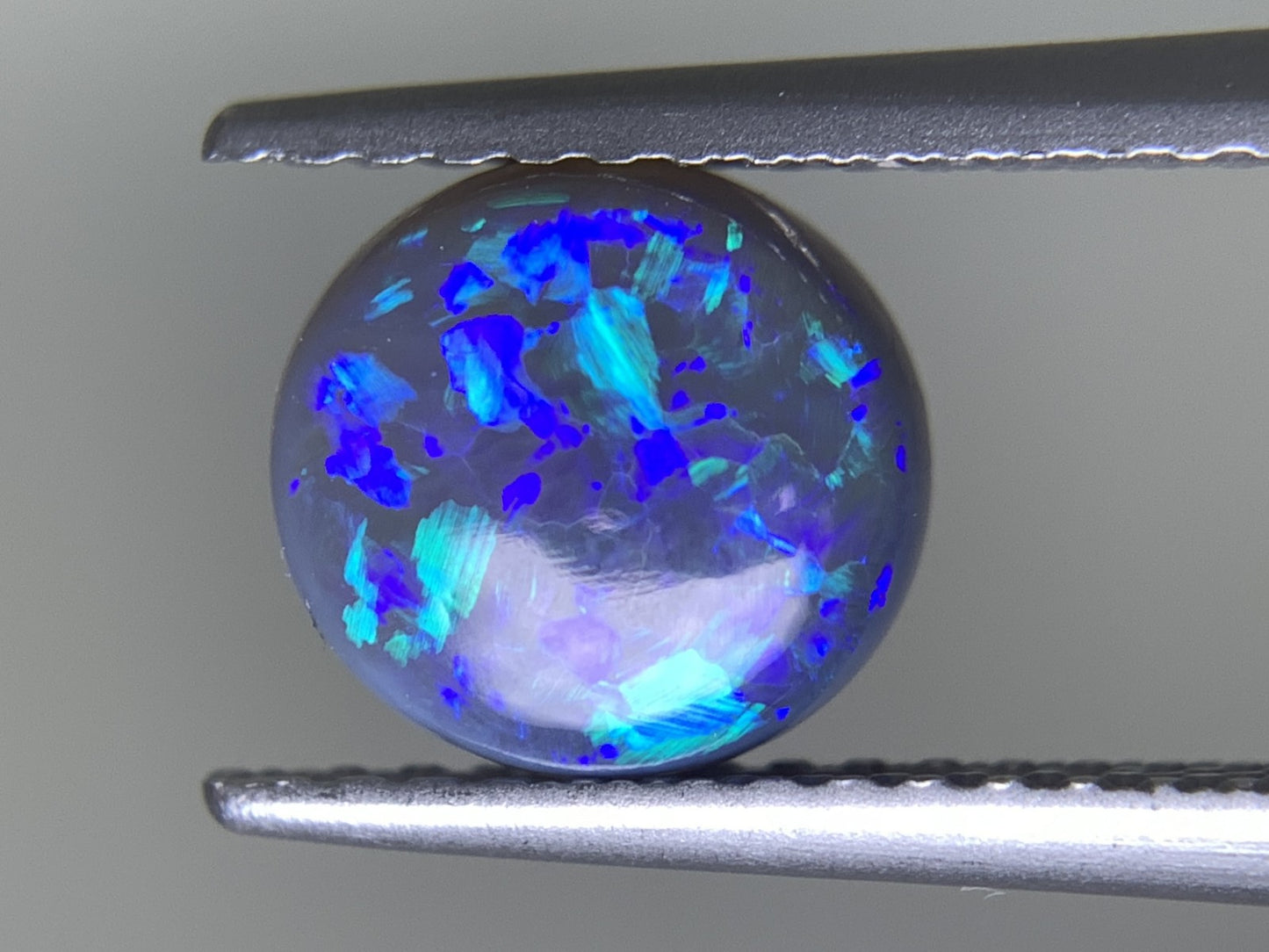 ブラックオパール 天然  1.134ct  宝石ソーティング付き  7.3㎜×6.9㎜×3.3㎜ ルース（ 裸石 ）  5803Y