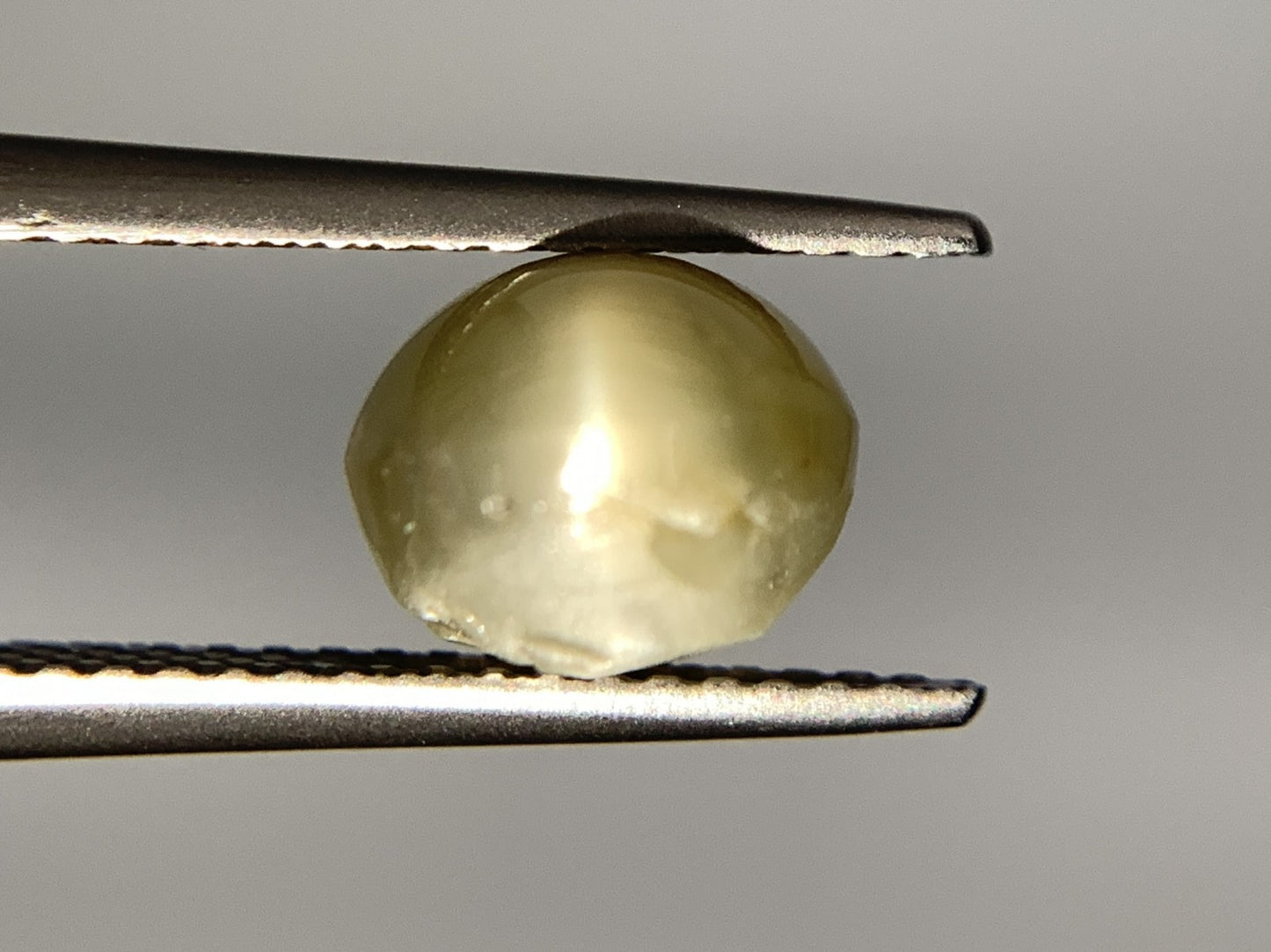 クリソベリルキャッツアイ 4.371ct 宝石ソーティング付き  9.4㎜×7.5㎜×6.3㎜   ルース（ 裸石 ） 2411Y2