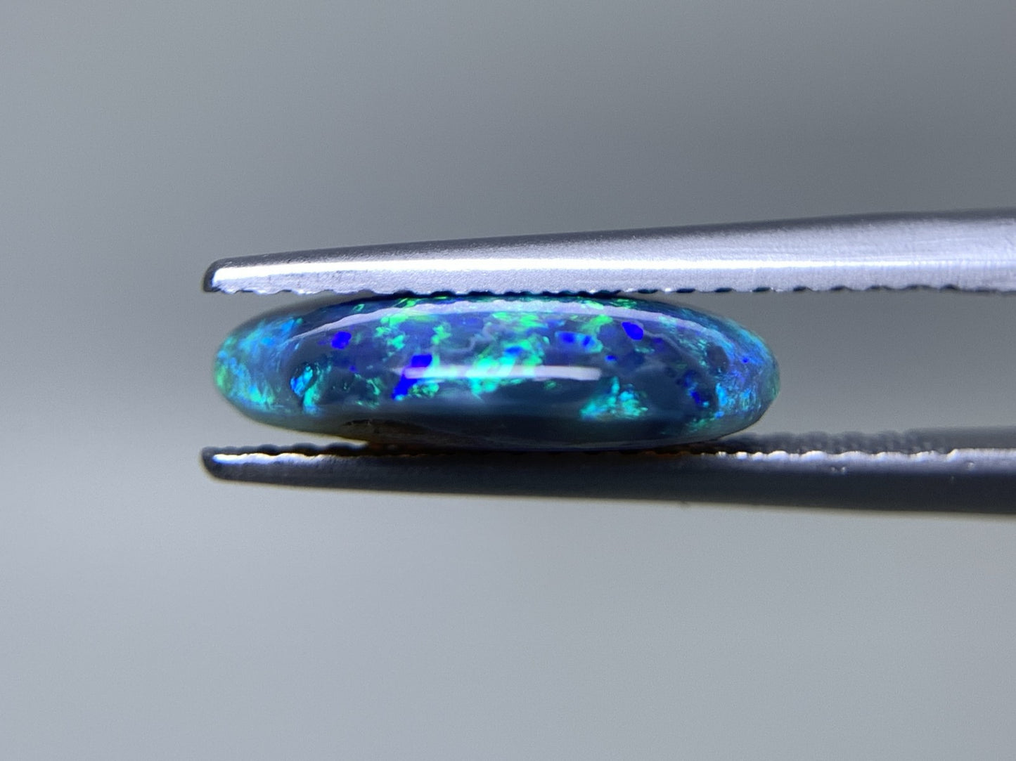 ブラックオパール 天然  2.593ct  宝石ソーティング付き  12.7㎜×9.1㎜×3.5㎜ ルース（ 裸石 ）  5889Y