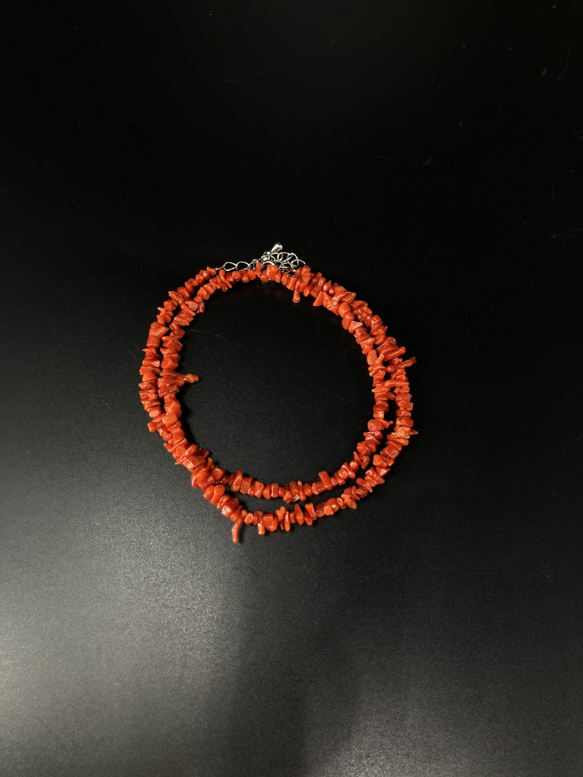 宝石鑑別書付き　天然珊瑚　ネックレス　62.20ct  全長約43cm 2080YY