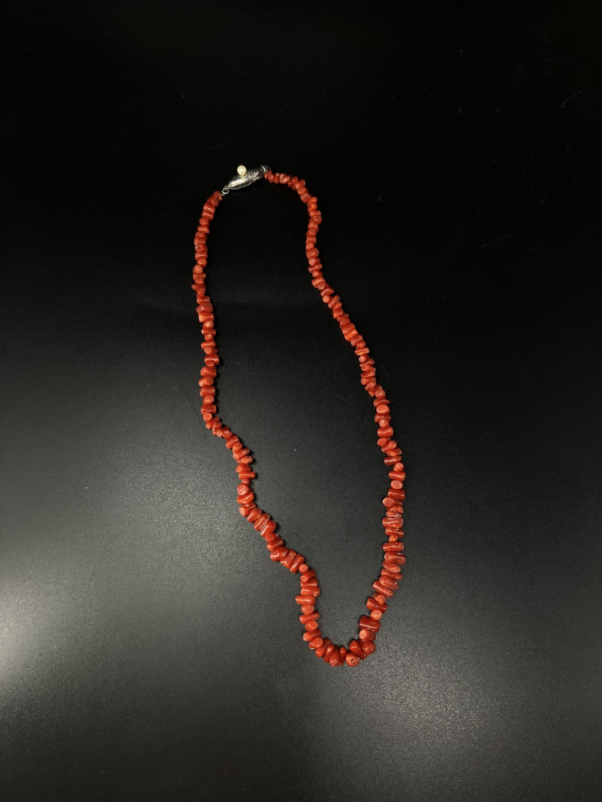 宝石鑑別書付き　天然珊瑚　ネックレス　91.17ct  全長約44cm 2078YY