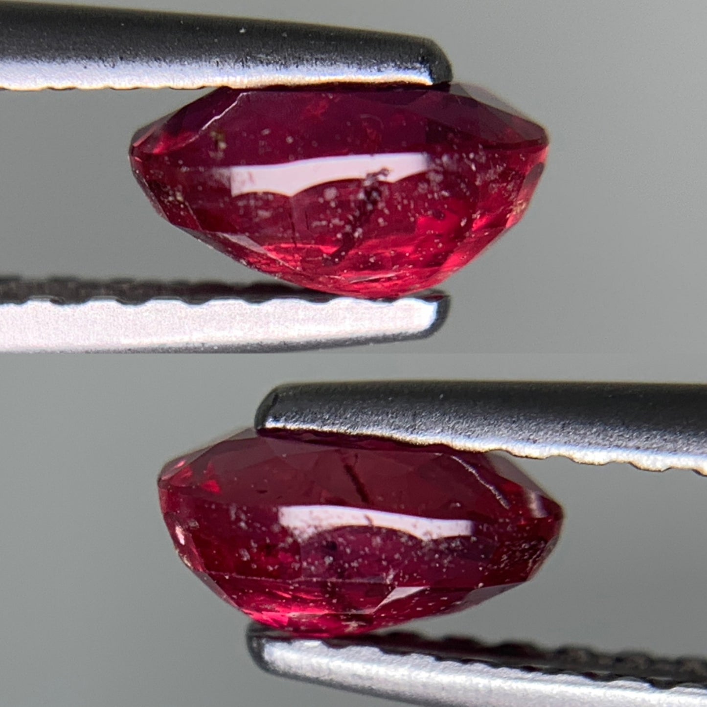 ルビー 天然 0.717ct 宝石ソーティング付き 5.9㎜×4.1㎜×3.0㎜ ルース（ 裸石 ） 7772Y