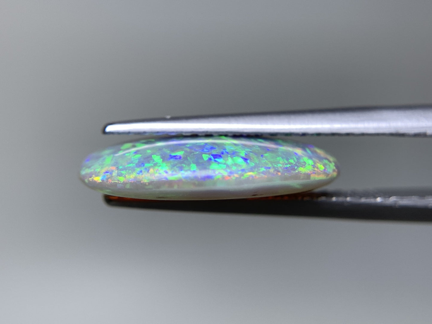 ブラックオパール 天然 3.567ct 宝石ソーティング付き 15.5㎜×10.6㎜×3.6㎜ ルース（ 裸石 ） 6779Y