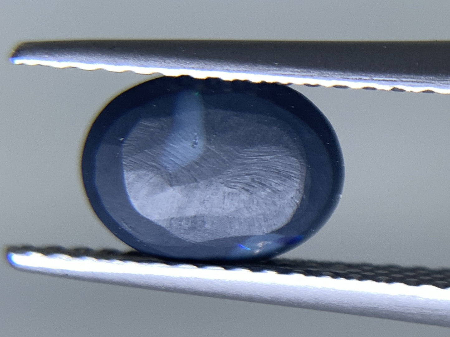 ブラックオパール 天然 0.772ct 宝石ソーティング付き 8.0㎜×6.2㎜×2.4㎜ ルース（ 裸石 ） 5893Y