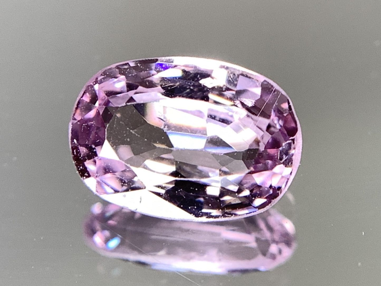 ピンクスピネル 天然 1.101ct 宝石ソーティング付き 7.7㎜×5.5㎜×3.1㎜ ルース（ 裸石 ） 6589Y