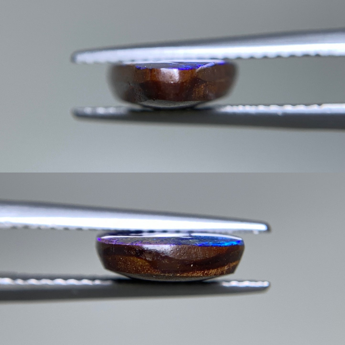 ボルダーオパール 4.135ct  宝石ソーティング付き  17.4㎜×9.2㎜×3.2㎜  天然 ルース（ 裸石 ） 4971Y