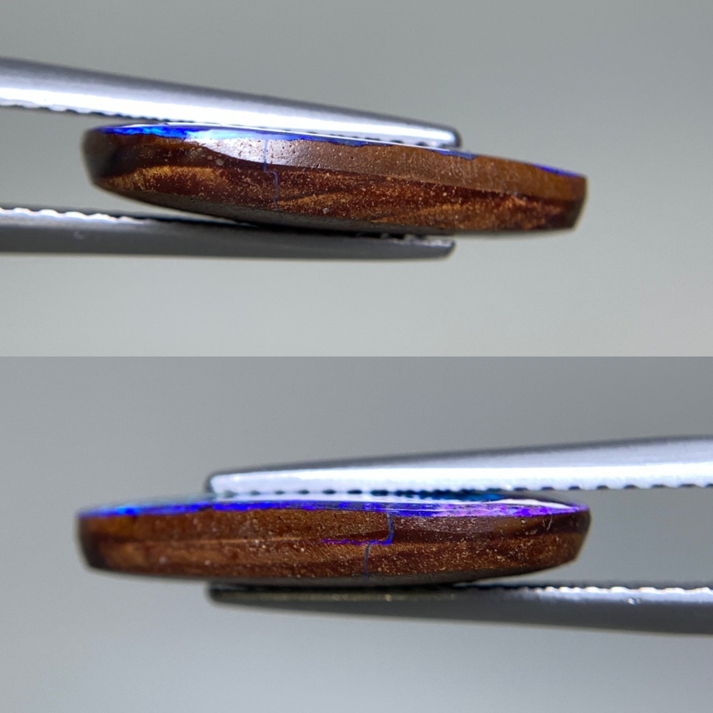ボルダーオパール 4.135ct  宝石ソーティング付き  17.4㎜×9.2㎜×3.2㎜  天然 ルース（ 裸石 ） 4971Y