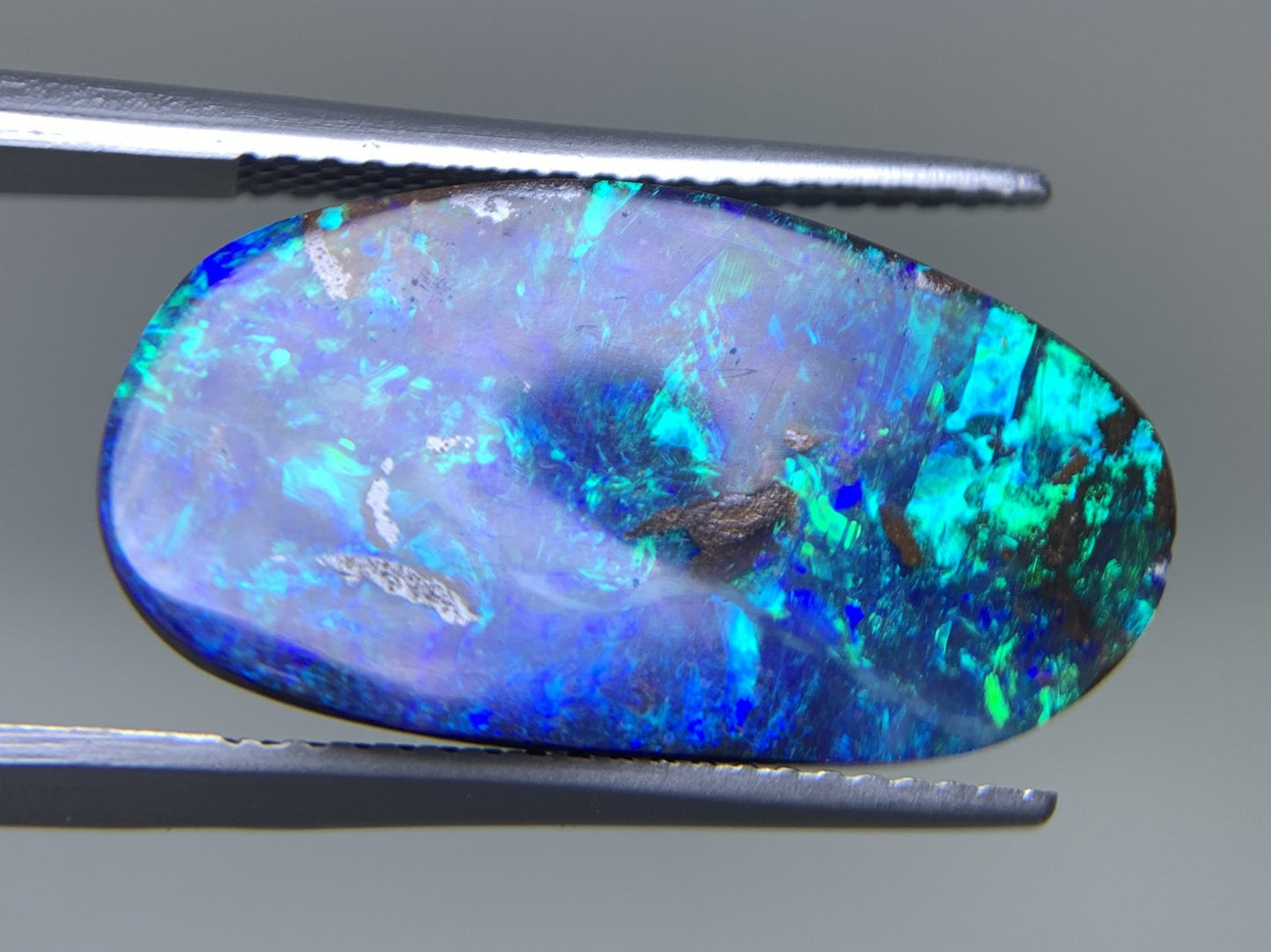 ボルダーオパール 天然  11.639ct  宝石ソーティング付き  21.7㎜×11.6㎜×4.3㎜ ルース（ 裸石 ）  5899Y