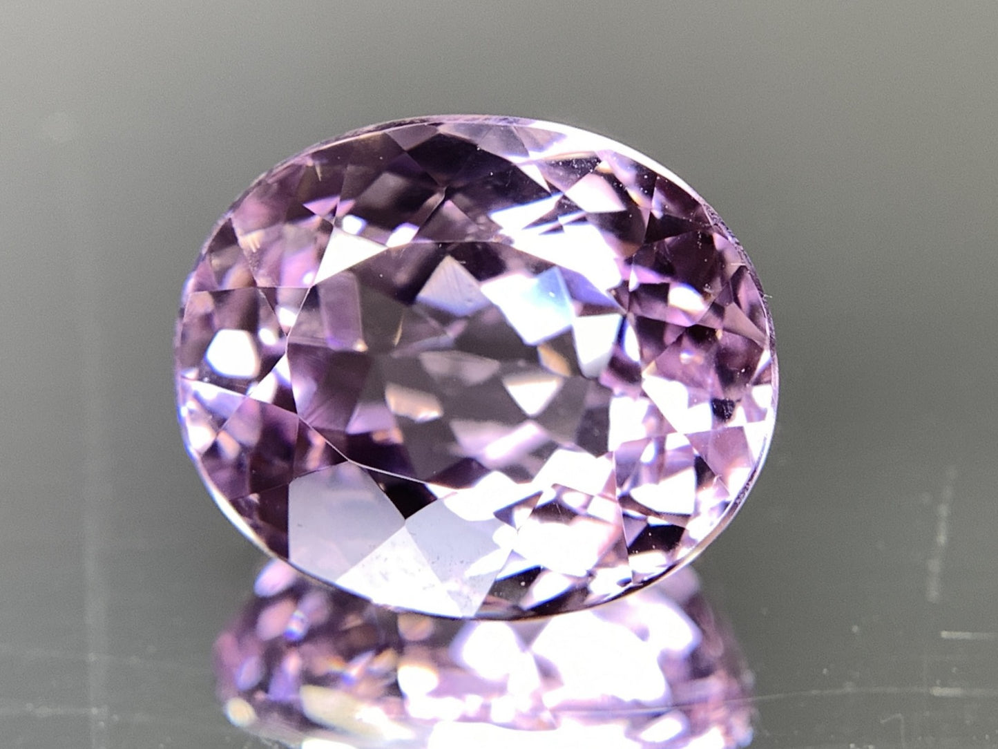 クンツァイト 天然 6.348ct 宝石ソーティング付き 11.8㎜×10.0㎜×7.2㎜ ルース（ 裸石 ） 6774Y