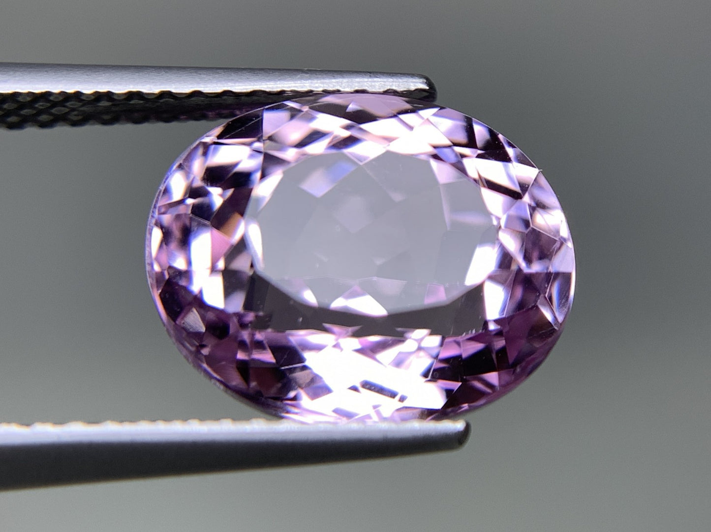 クンツァイト 天然 6.348ct 宝石ソーティング付き 11.8㎜×10.0㎜×7.2㎜ ルース（ 裸石 ） 6774Y