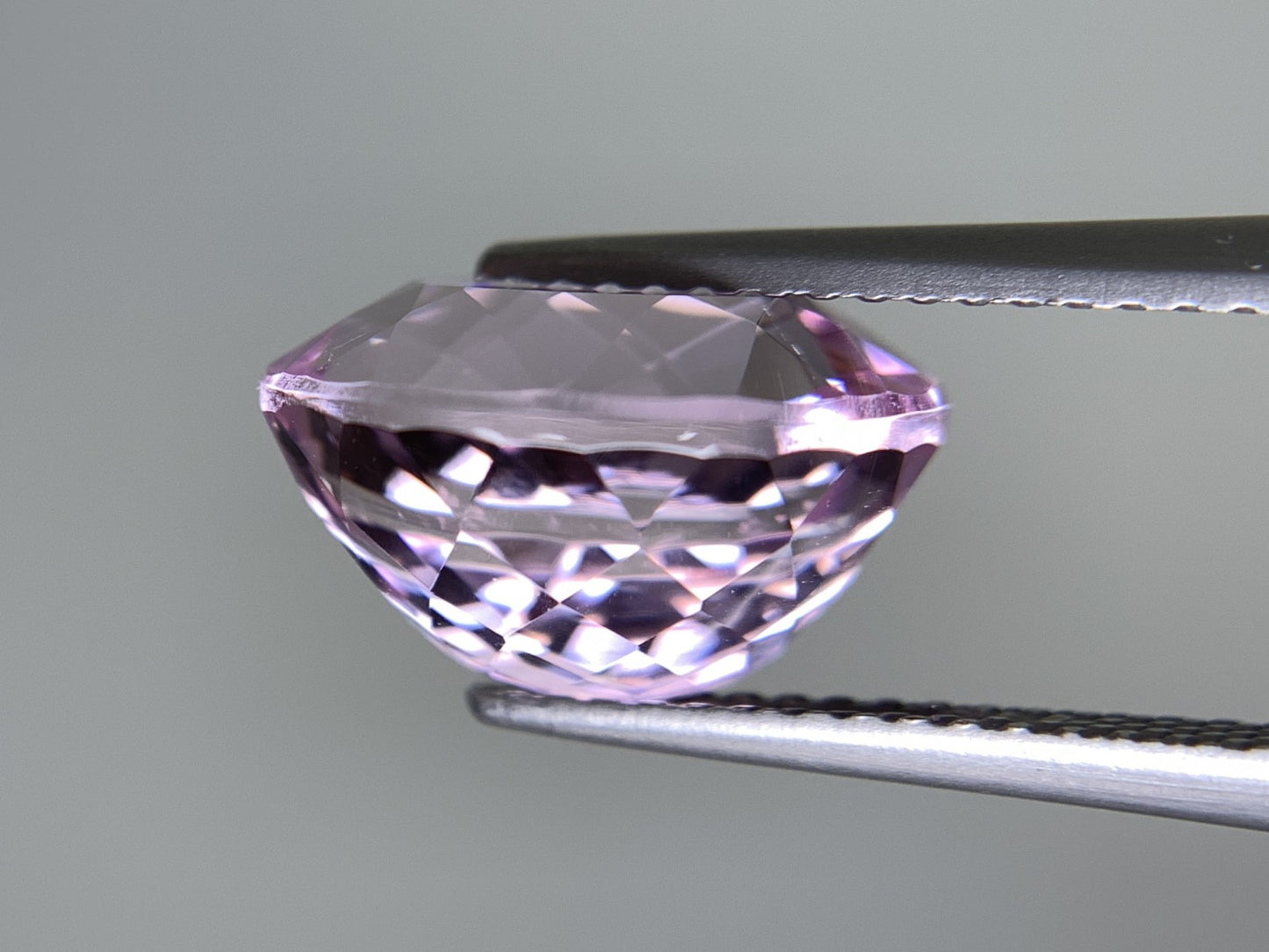 クンツァイト 天然 6.348ct 宝石ソーティング付き 11.8㎜×10.0㎜×7.2㎜ ルース（ 裸石 ） 6774Y