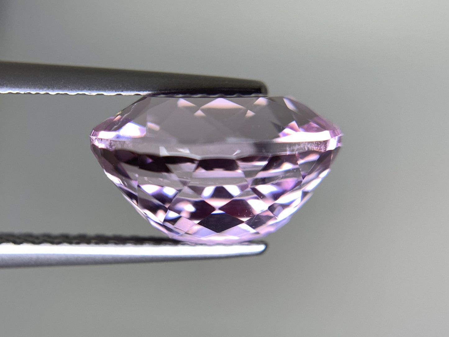 クンツァイト 天然 6.348ct 宝石ソーティング付き 11.8㎜×10.0㎜×7.2㎜ ルース（ 裸石 ） 6774Y