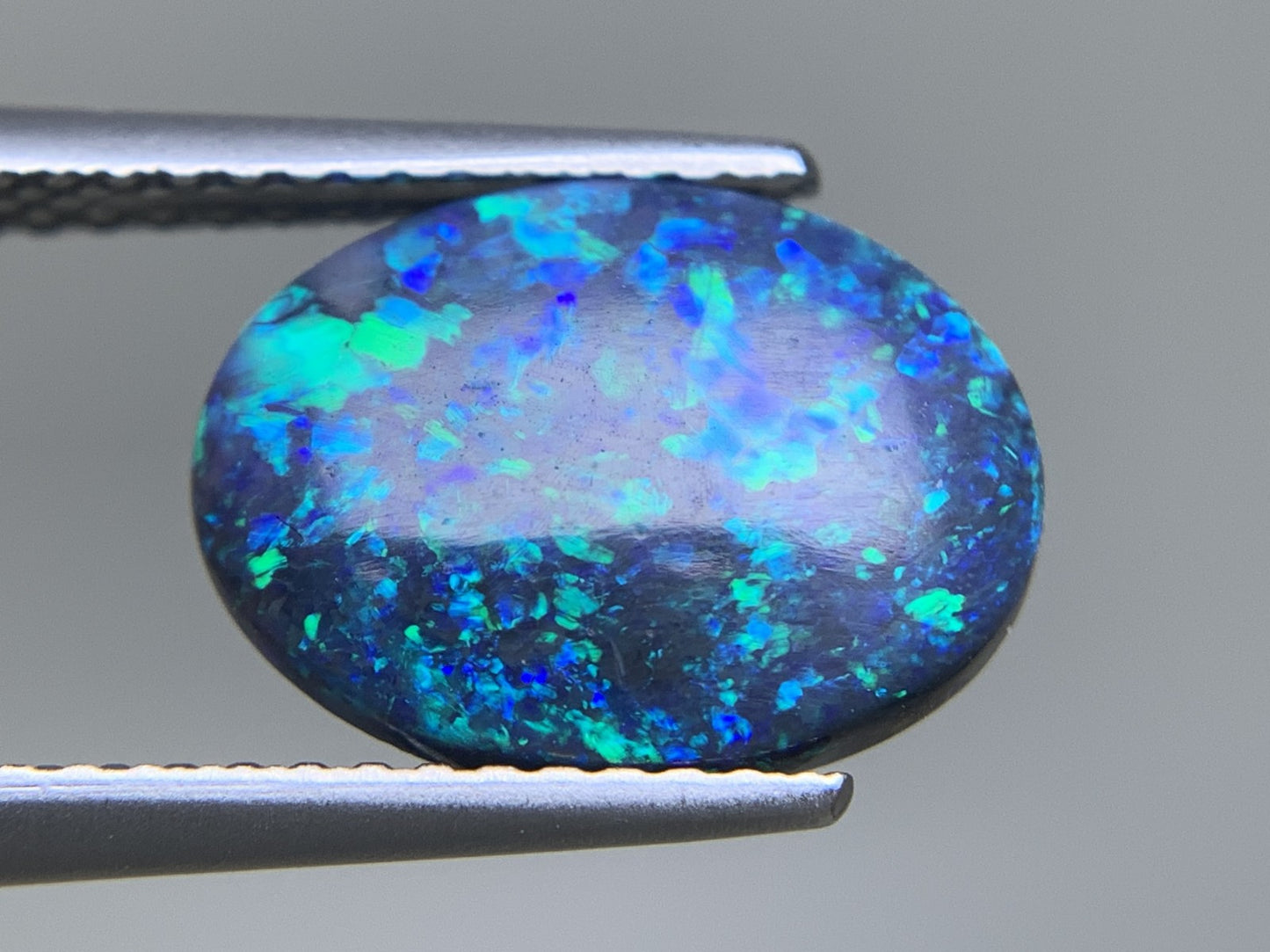 ブラックオパール 天然 1.911ct 宝石ソーティング付き 12.0㎜×9.1㎜×2.7㎜ ルース（ 裸石 ） 7714Y