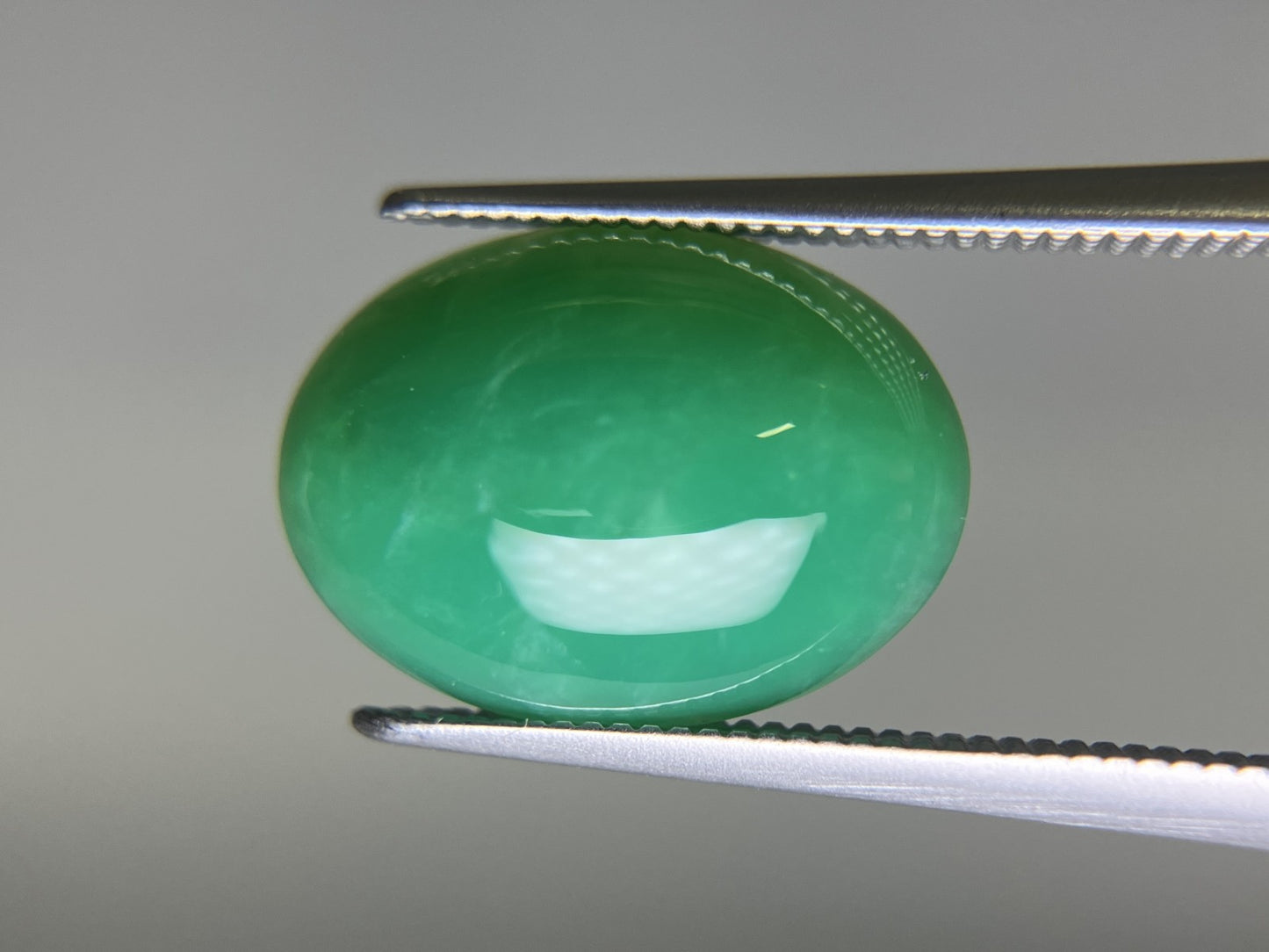 カルセドニー 4.957ct 宝石ソーティング付き 14.5㎜×10.5㎜×4.6㎜ ルース（ 裸石 ） 4830K