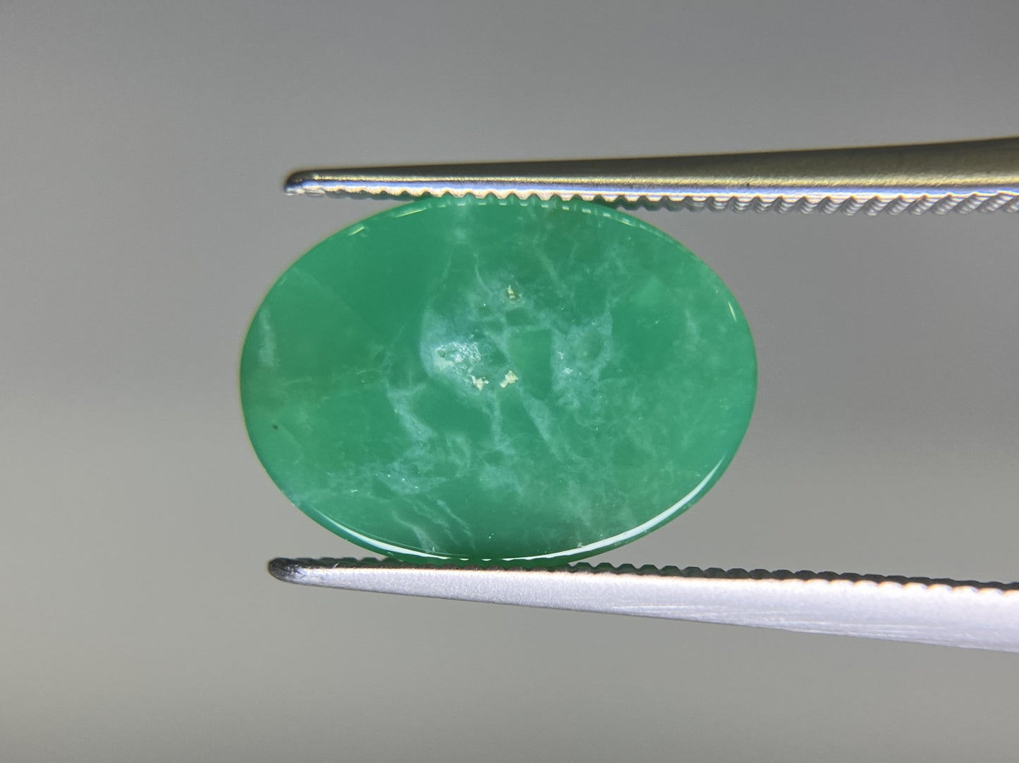 カルセドニー 4.957ct 宝石ソーティング付き 14.5㎜×10.5㎜×4.6㎜ ルース（ 裸石 ） 4830K
