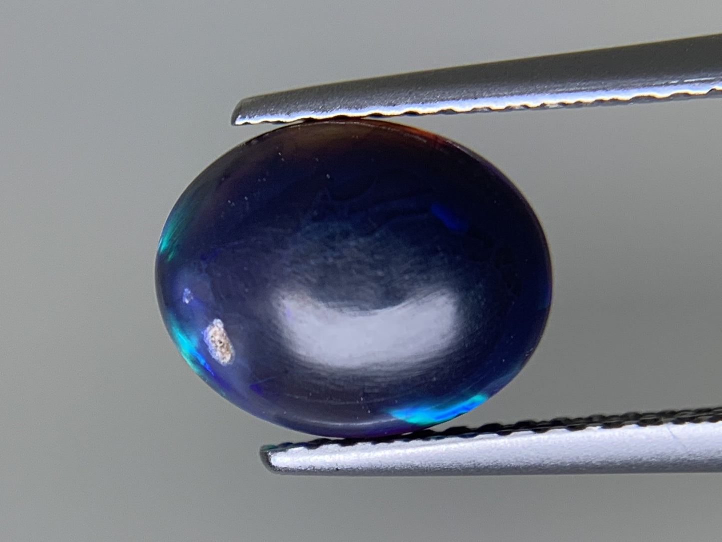 ブラックオパール 天然 2.790ct 宝石ソーティング付き 9.7㎜×7.7㎜×6.2㎜ ルース（ 裸石 ） 7760Y