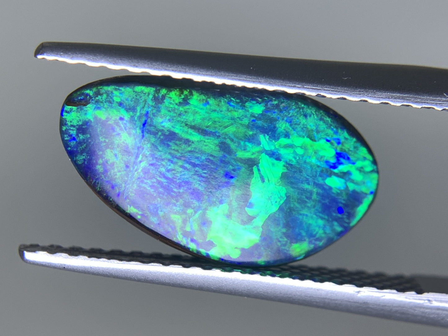 ボルダーオパール 天然  2.682ct   宝石ソーティング付き  13.5㎜×7.6㎜×3.0㎜   ルース（ 裸石 ） 5939Y