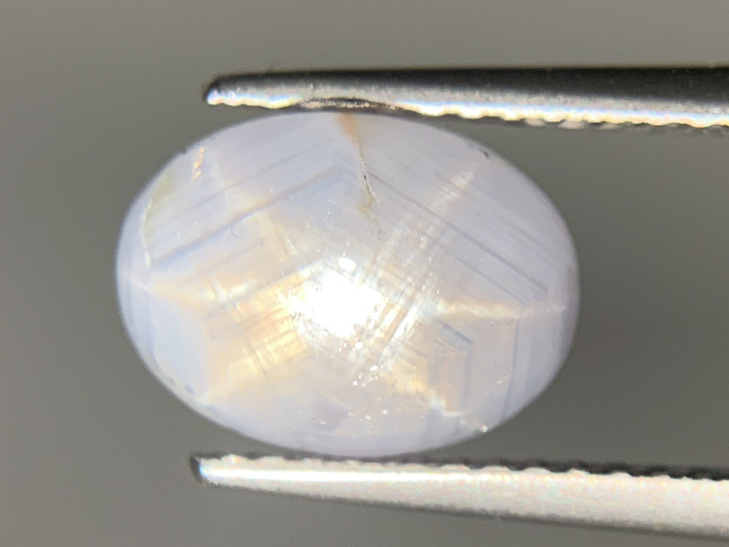 スターサファイア 天然 4.530ct 宝石ソーティング付き 9.9㎜×7.3㎜×5.2㎜ ルース（ 裸石 ） 7734Y
