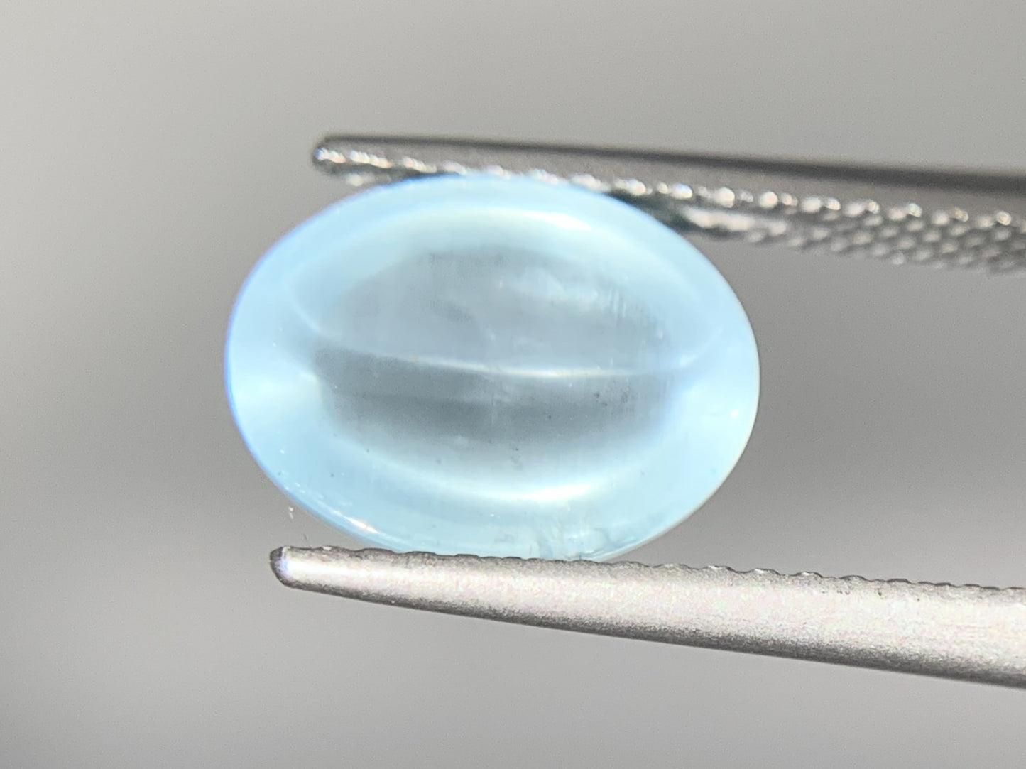 アクアマリンキャッツアイ 2.746ct  宝石ソーティング付き  10.1㎜×8.0㎜×4.7㎜  ルース（ 裸石 ） 1880Y