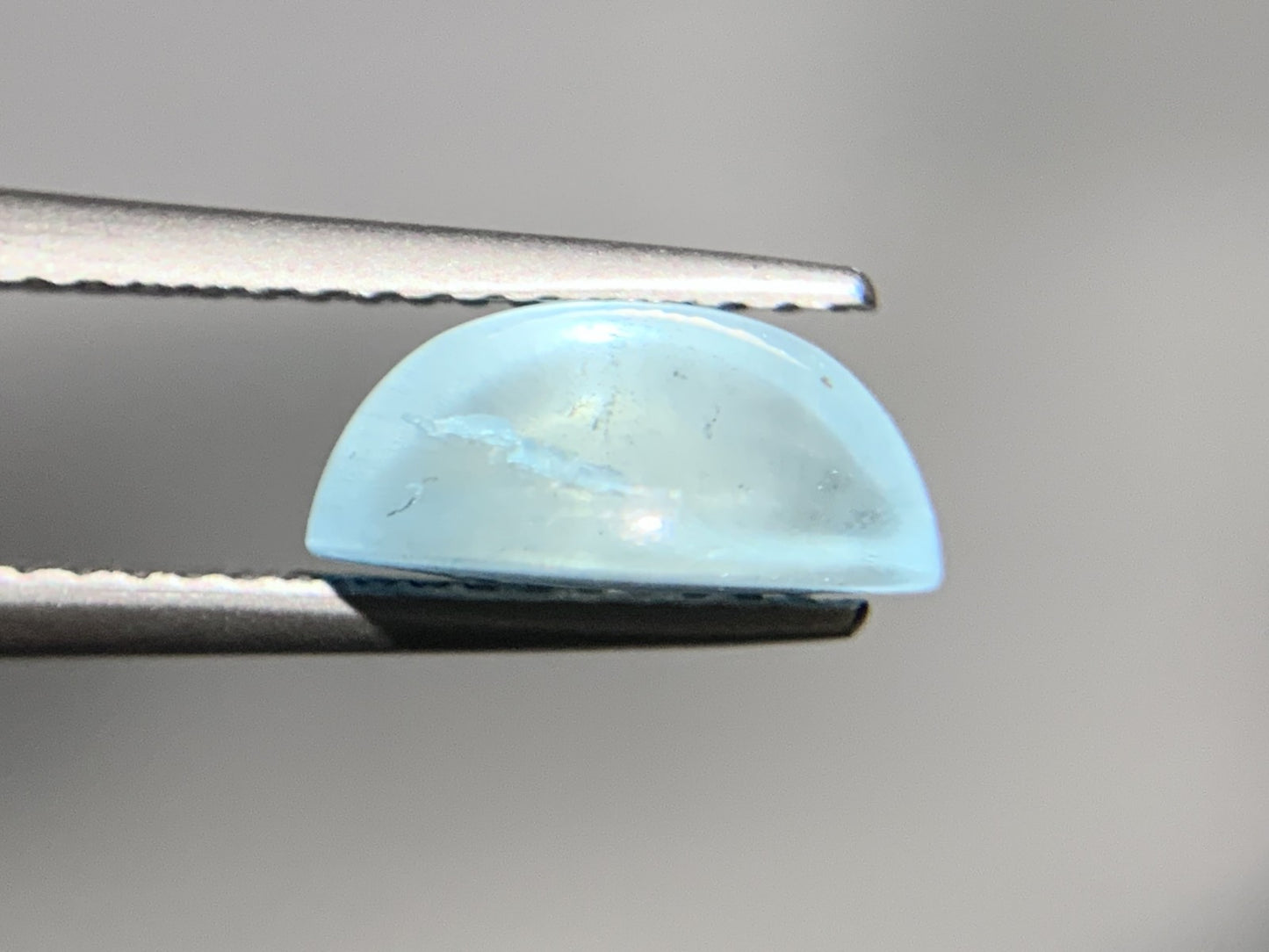 アクアマリンキャッツアイ 2.746ct  宝石ソーティング付き  10.1㎜×8.0㎜×4.7㎜  ルース（ 裸石 ） 1880Y