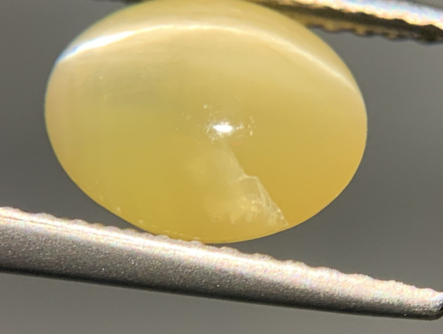 クリソベリルキャッツアイ 2.395ct  宝石ソーティング付き  8.2㎜×7.1㎜×4.3㎜  ルース（ 裸石 ） 1883Y