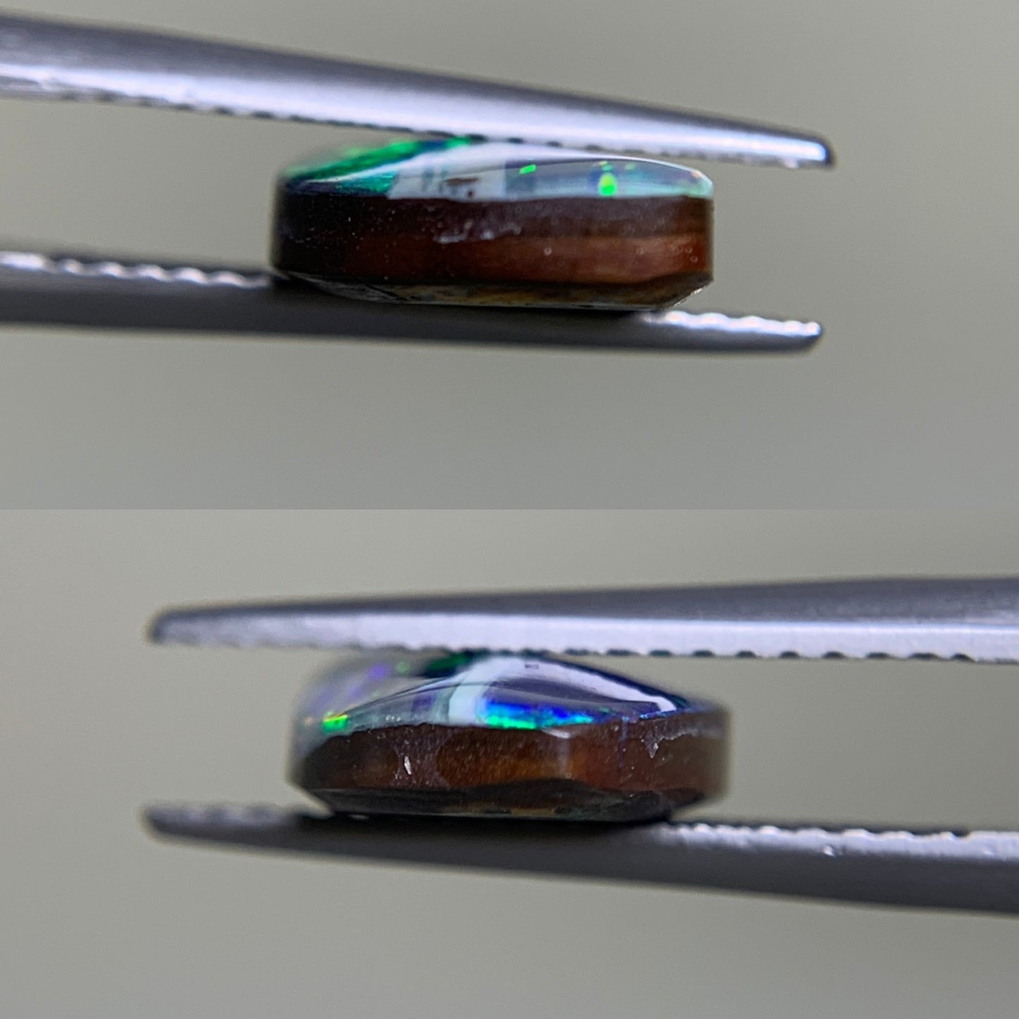 ボルダーオパール 4.679ct  宝石ソーティング付き  15.2㎜×9.3㎜×3.4㎜  ルース（ 裸石 ） 1903Y