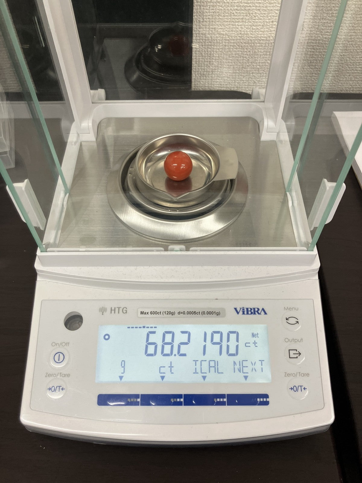 宝石鑑別書付き 天然　赤珊瑚　（ 珊瑚　サンゴ　さんご ） 21.1-21.5㎜ 68.21ct 5630S