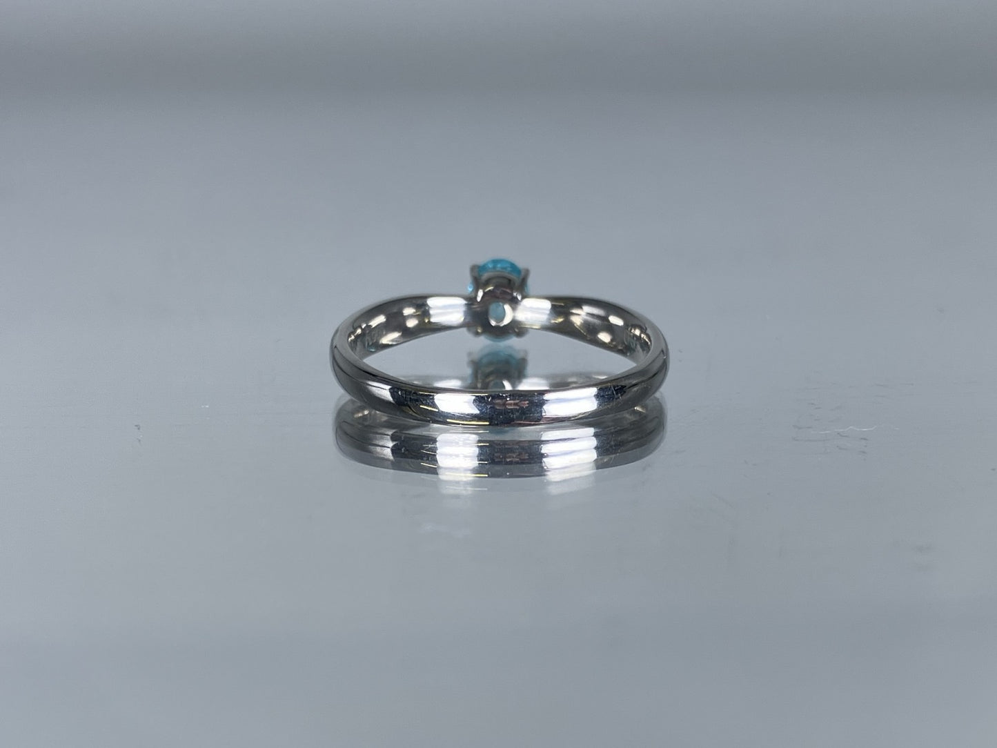 パライバトルマリン 0.36ct 中央宝石鑑別書 D0.06ct PT900 4.3g 指輪 （JP16号） サイズ直し無料 9560K