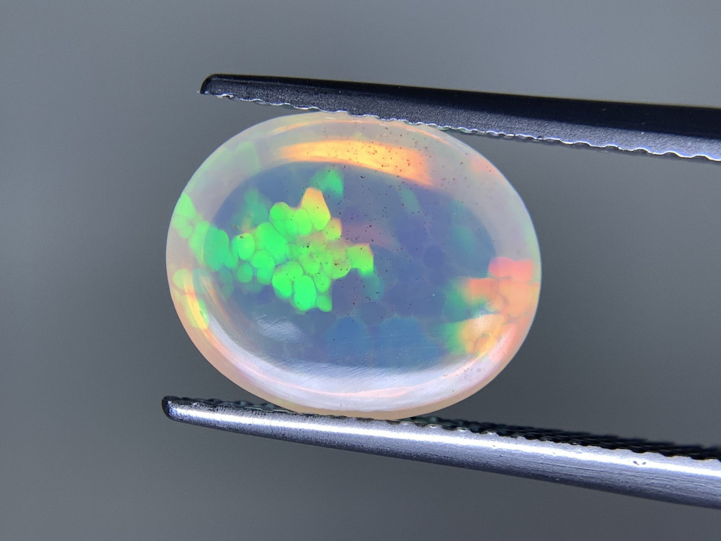 オパール  ハニカム  天然  2.370ct  宝石ソーティング付き  11.4㎜×9.4㎜×4.9㎜  ラッピング無料  ルース（ 裸石 ）  5168Y