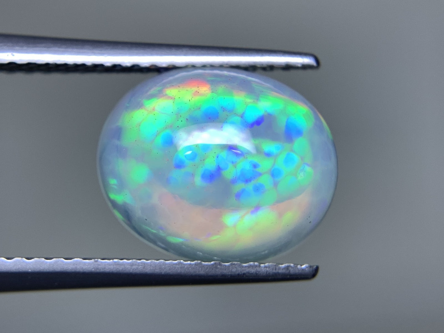 オパール  ハニカム  天然  2.370ct  宝石ソーティング付き  11.4㎜×9.4㎜×4.9㎜  ラッピング無料  ルース（ 裸石 ）  5168Y