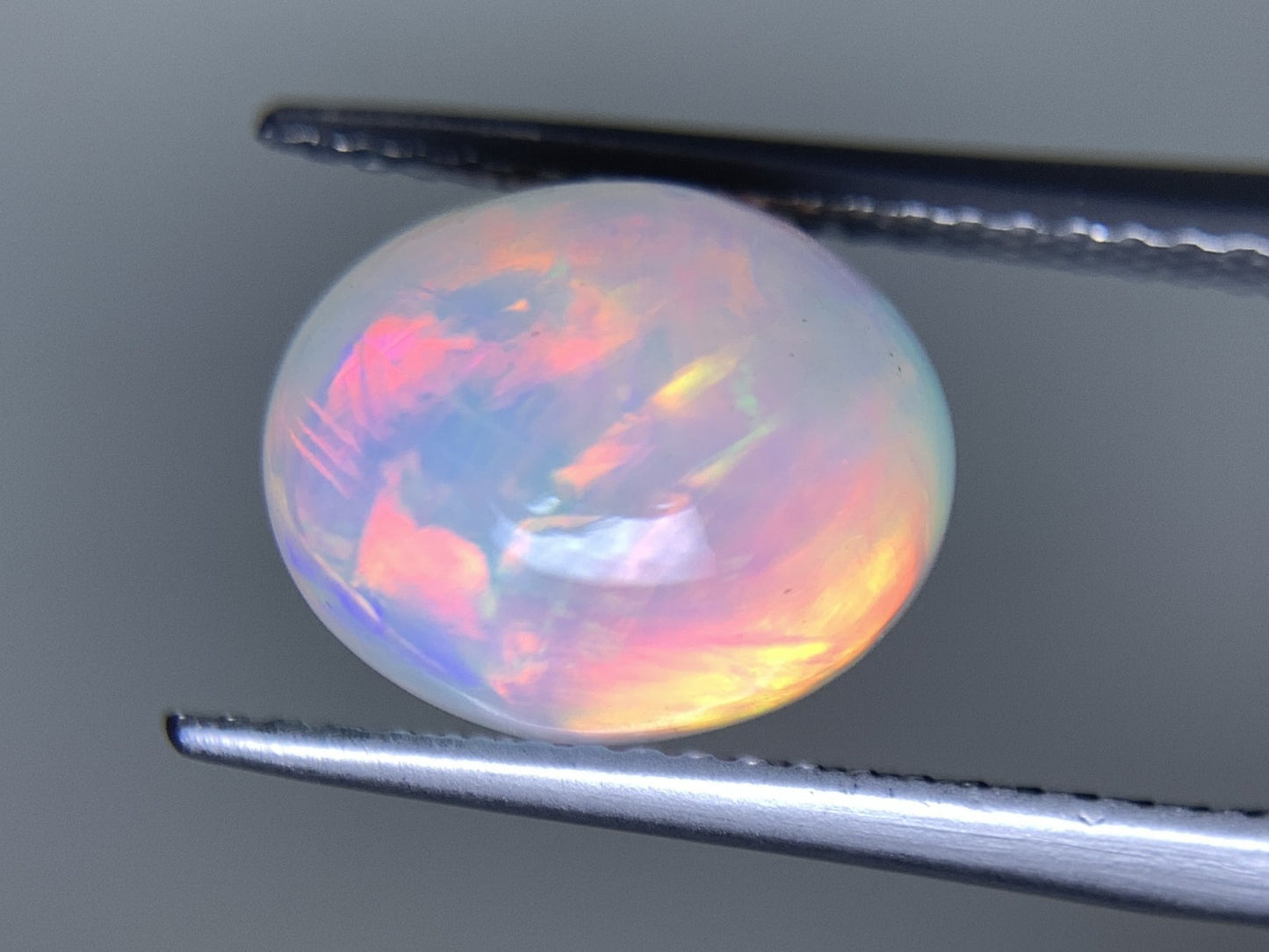オパール 天然 3.229ct 宝石ソーティング付き 10.9㎜×8.9㎜×6.6㎜ ラッピング無料 ルース（ 裸石 ） 5153Y