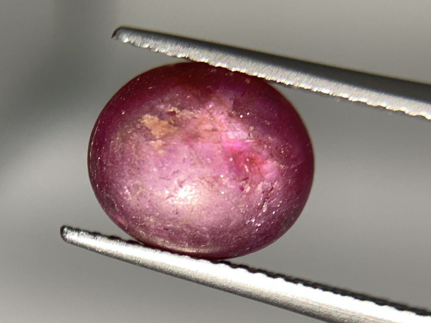 スタールビー 天然  5.891ct  宝石ソーティング付き  10.1㎜×8.8㎜×6.5㎜ ルース（ 裸石 ）  5921Y